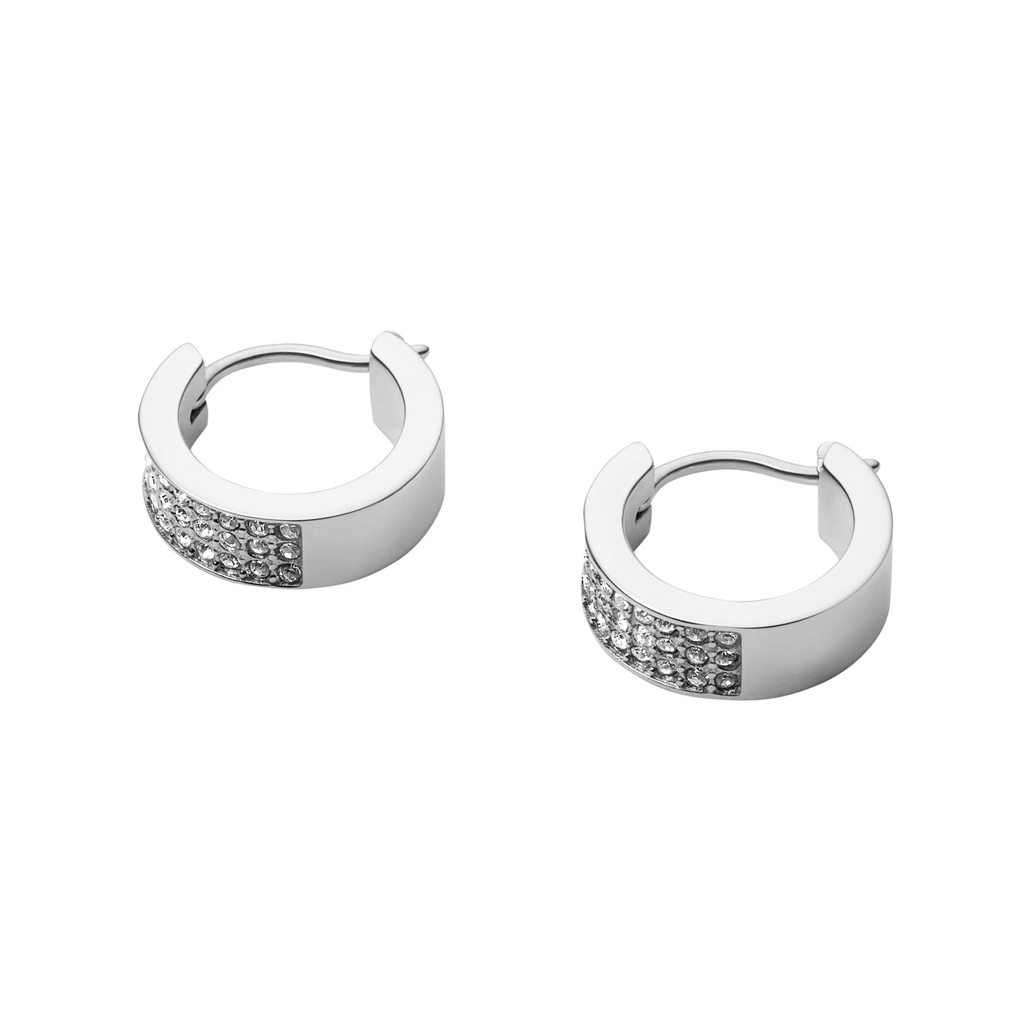 Aretes de mujer de acero inoxidable