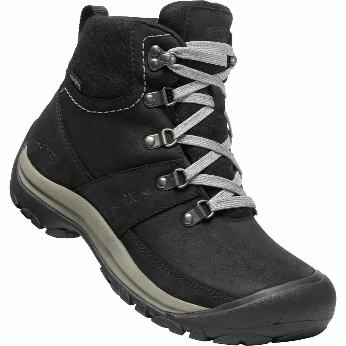 Botas de mujer impermeables color negro y gris