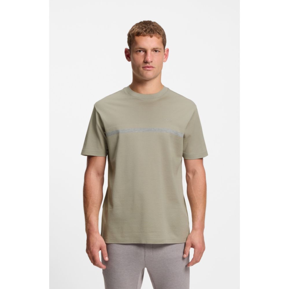 Camiseta de algodón a rayas