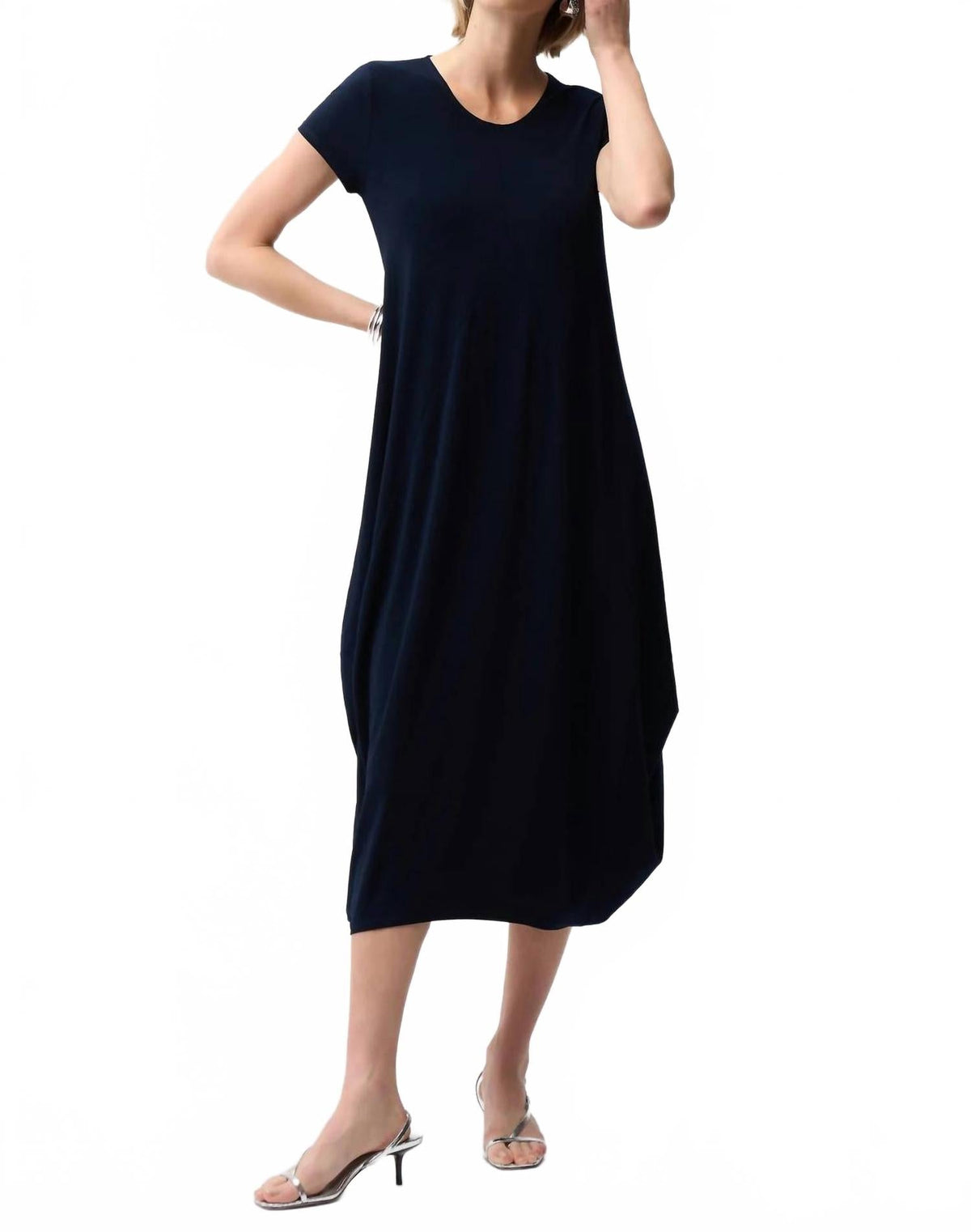 Vestido midi color azul