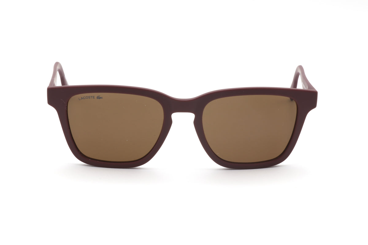 Gafas color café y rojo