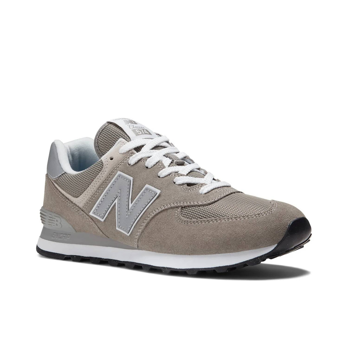 Tenis unisex color blanco y gris