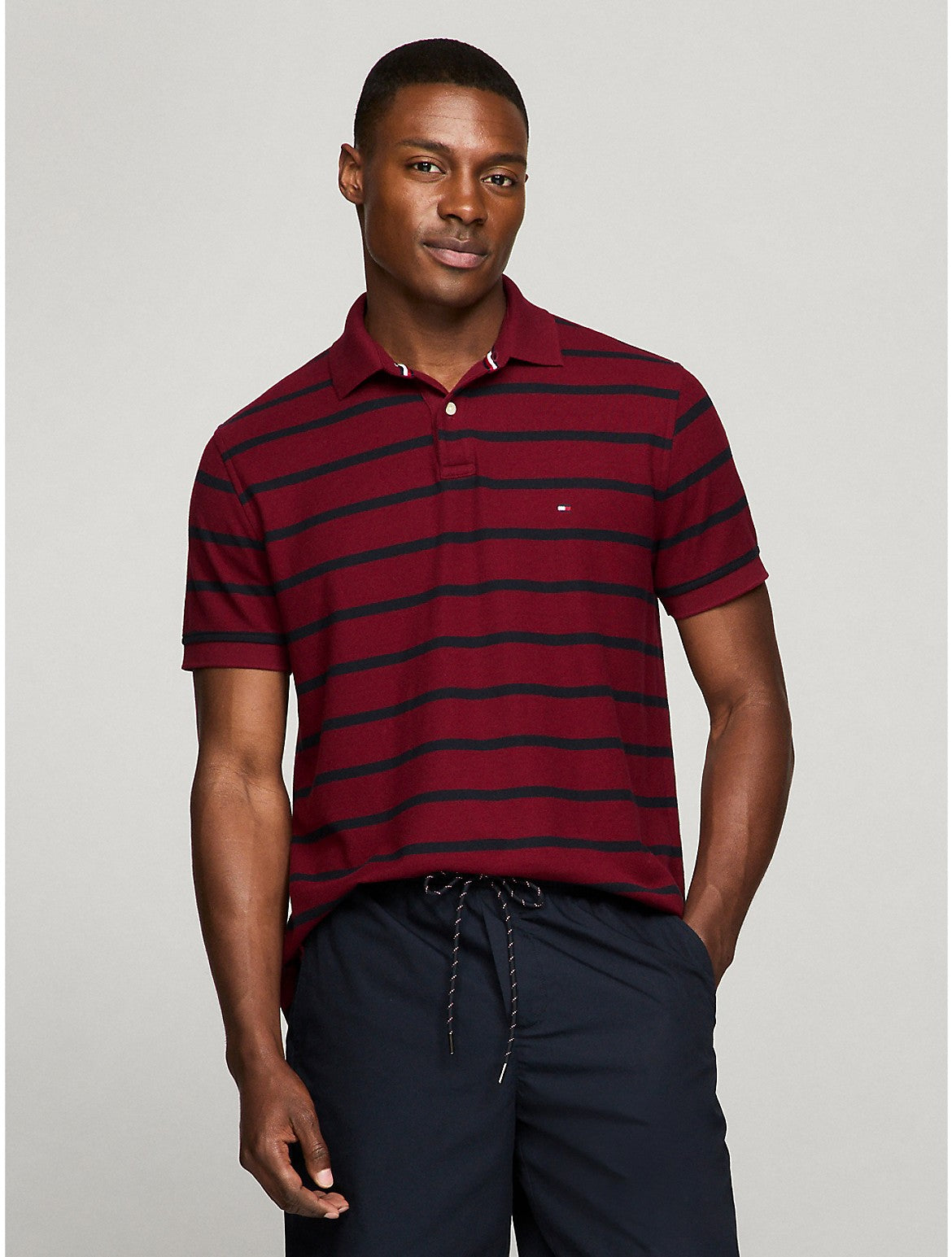 Polo de hombre a rayas