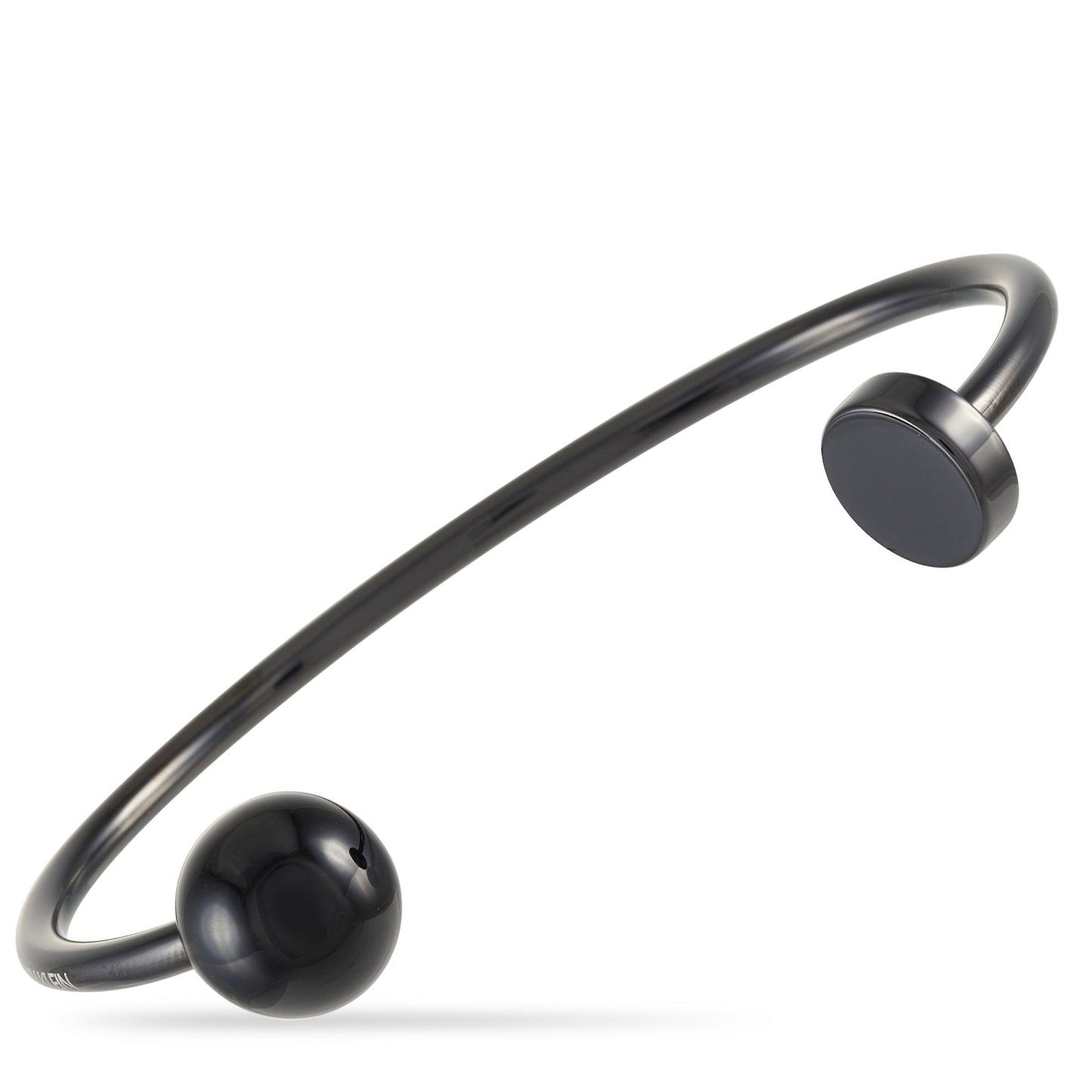 Pulsera de acero inoxidable color negro