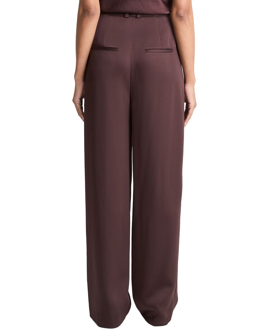 Pantalón de mezcla de lana de tiro alto