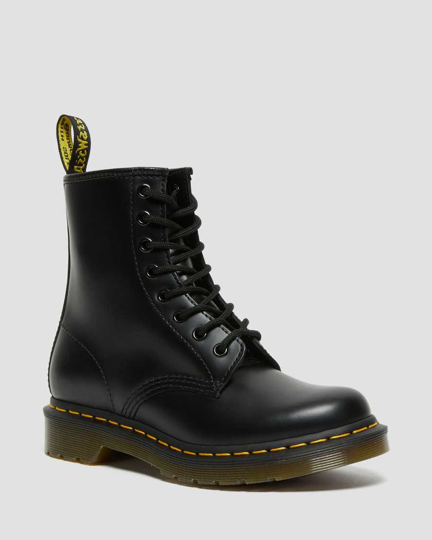Botas de mujer de cuero con cordones