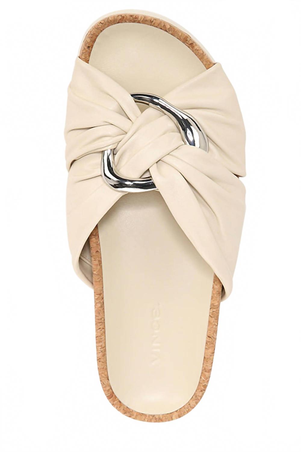 Sandalias de mujer de cuero