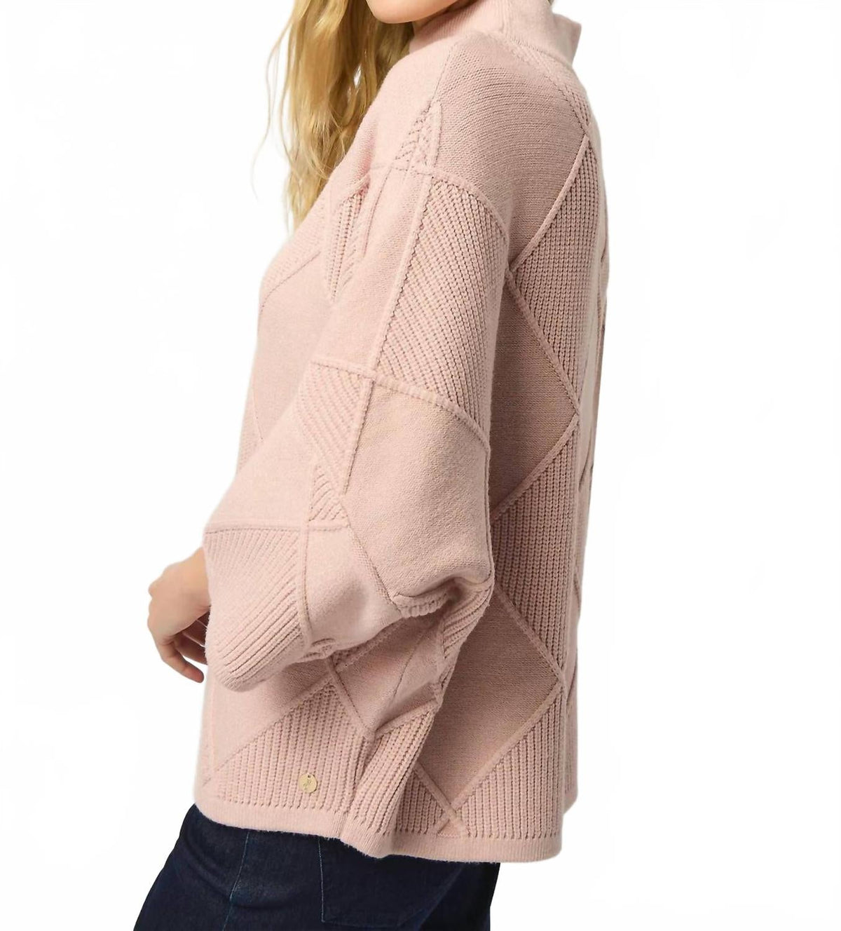 Suéter con cuello alto