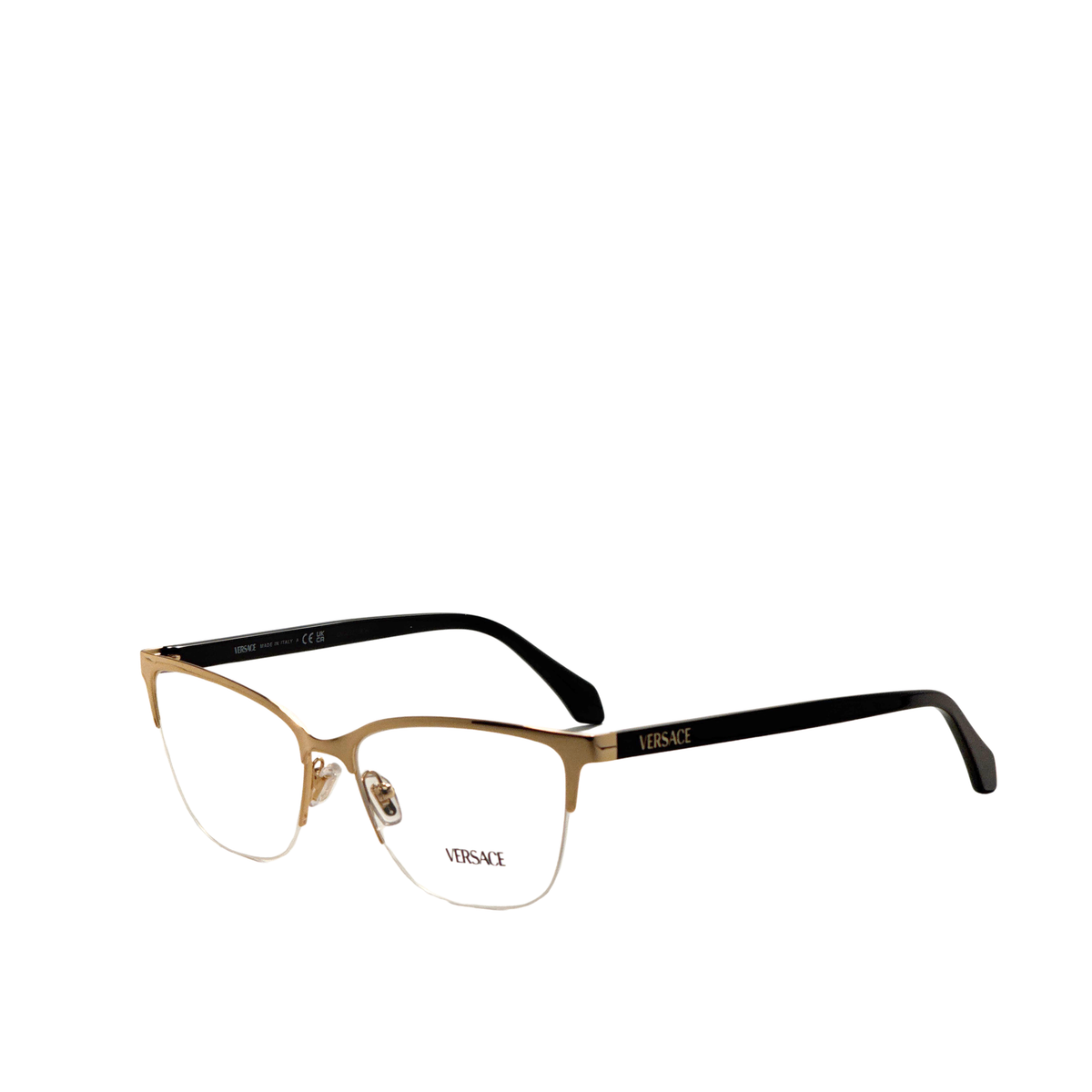 Montura para gafas de mujer 54 mm color dorado
