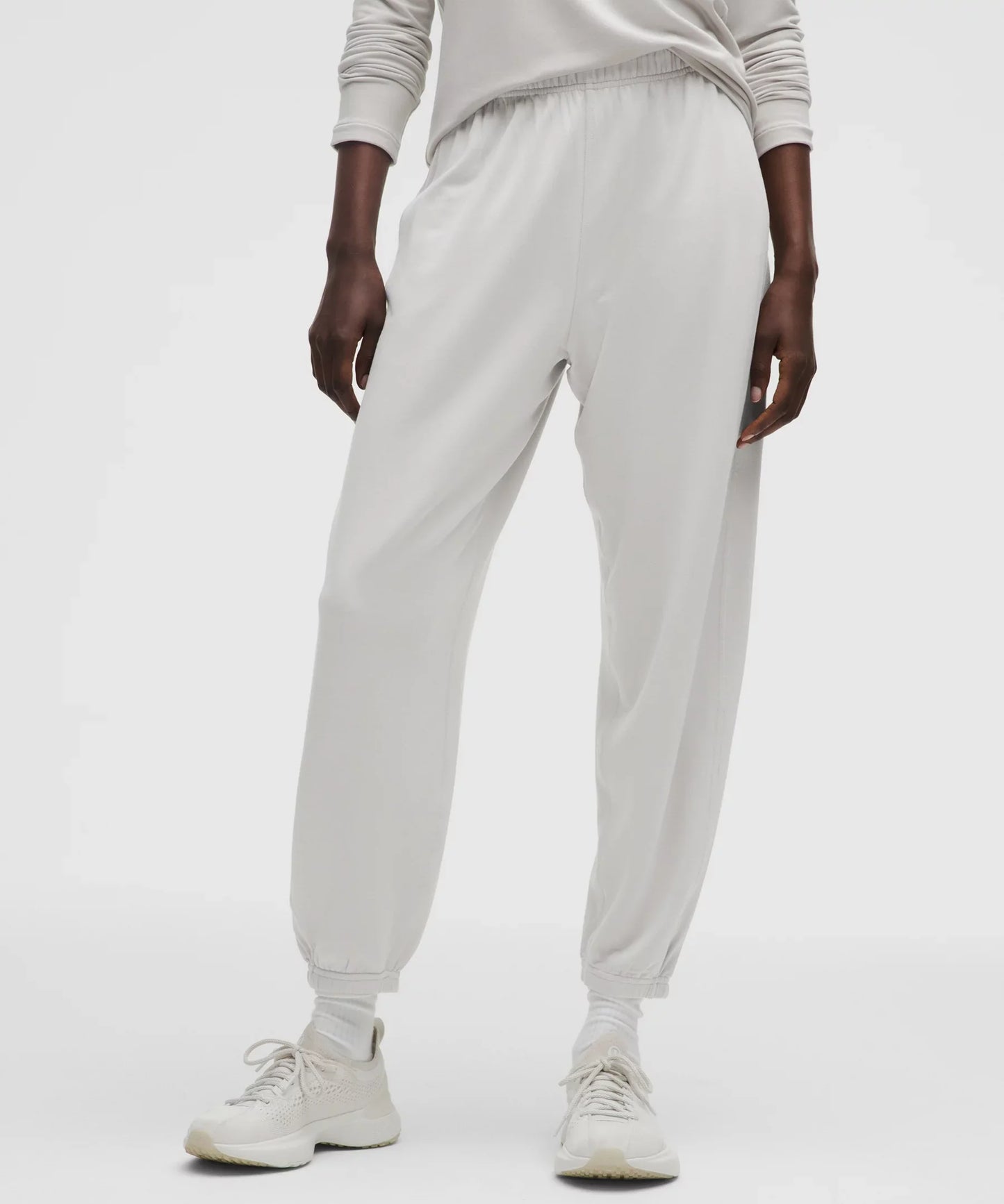 Pantalón de corte amplio de tiro medio