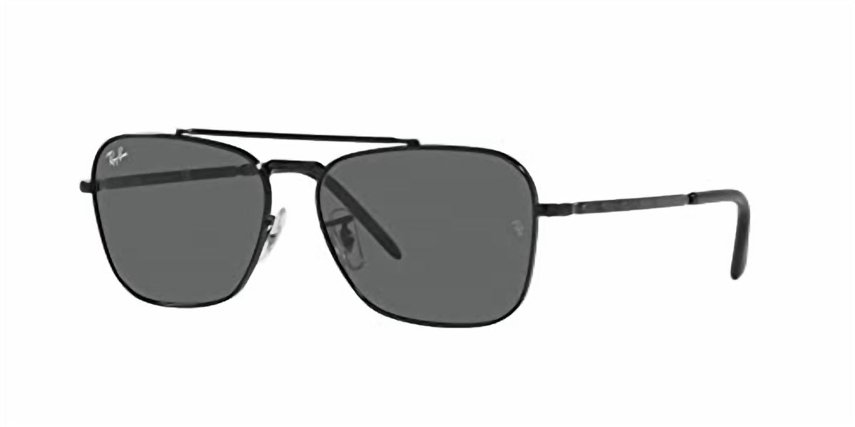 Gafas de sol unisex color gris oscuro y negro