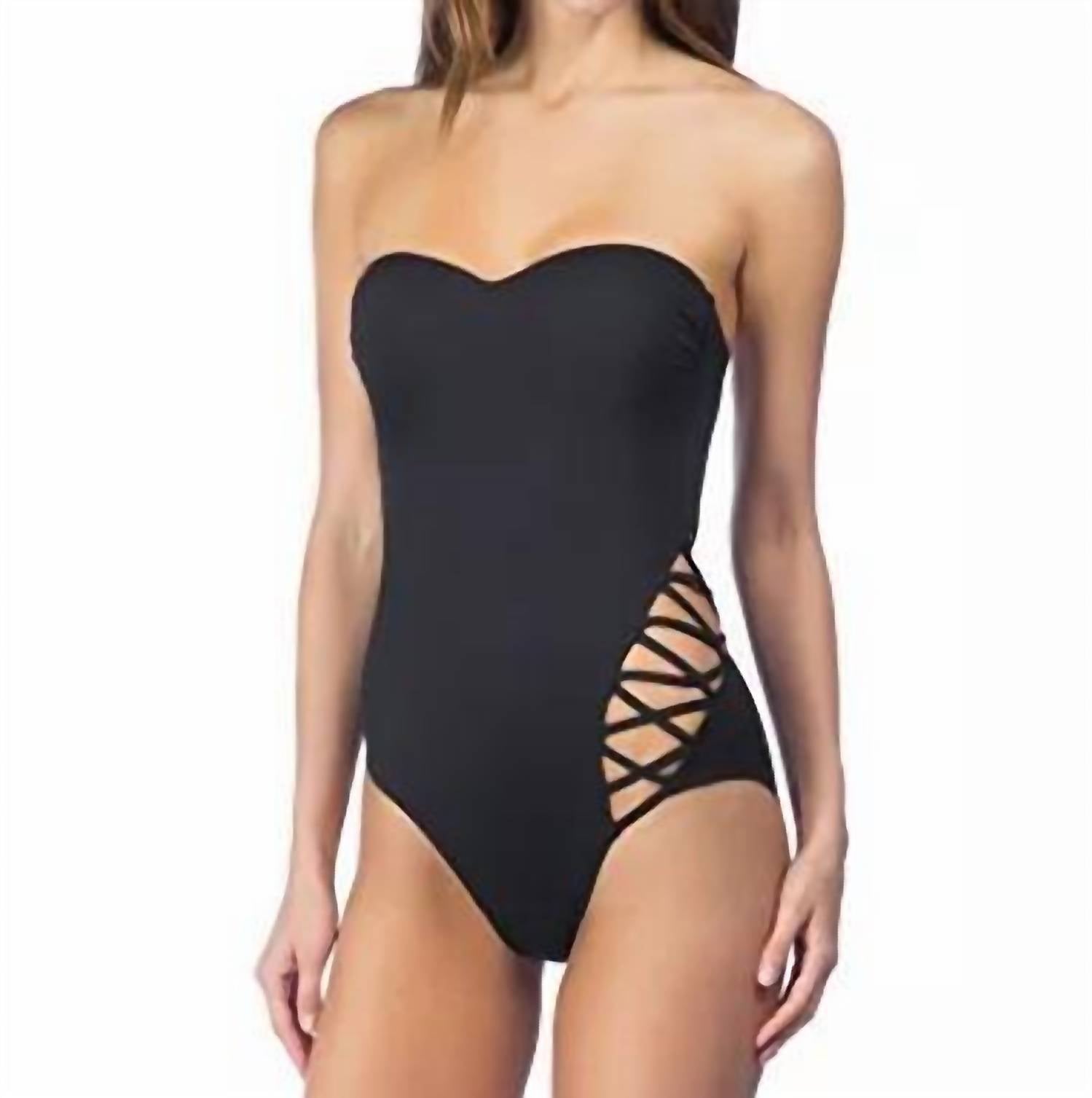 Vestido de baño color negro