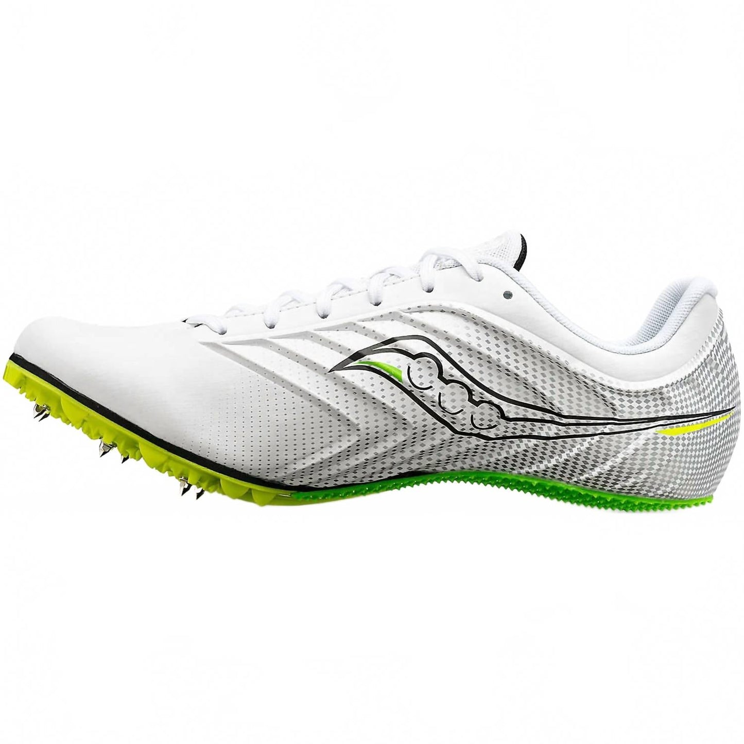 Zapatillas con clavos de hombre color blanco