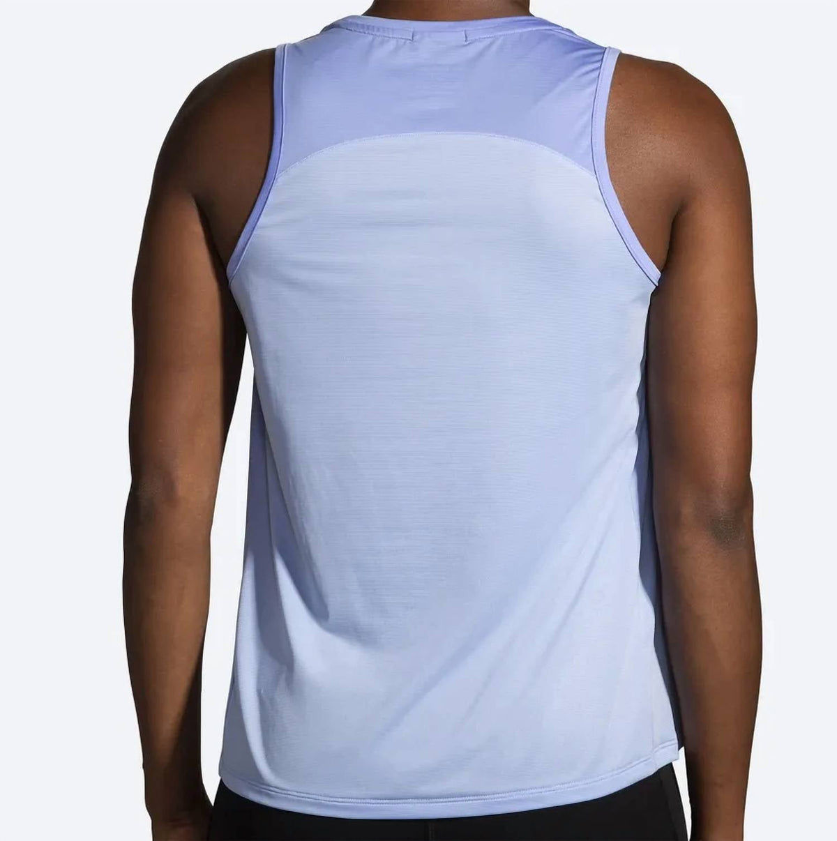 Camiseta sin mangas color azul y lavanda