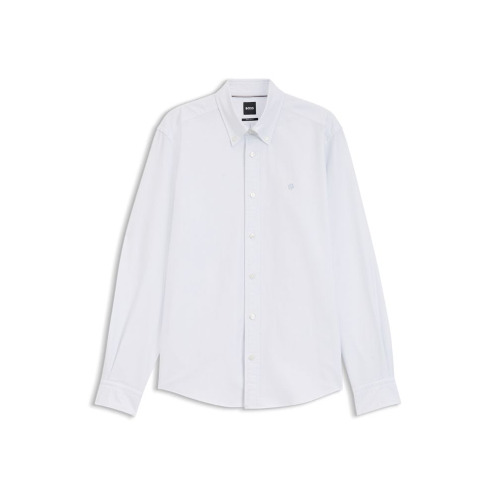 Camisa de algodón a rayas