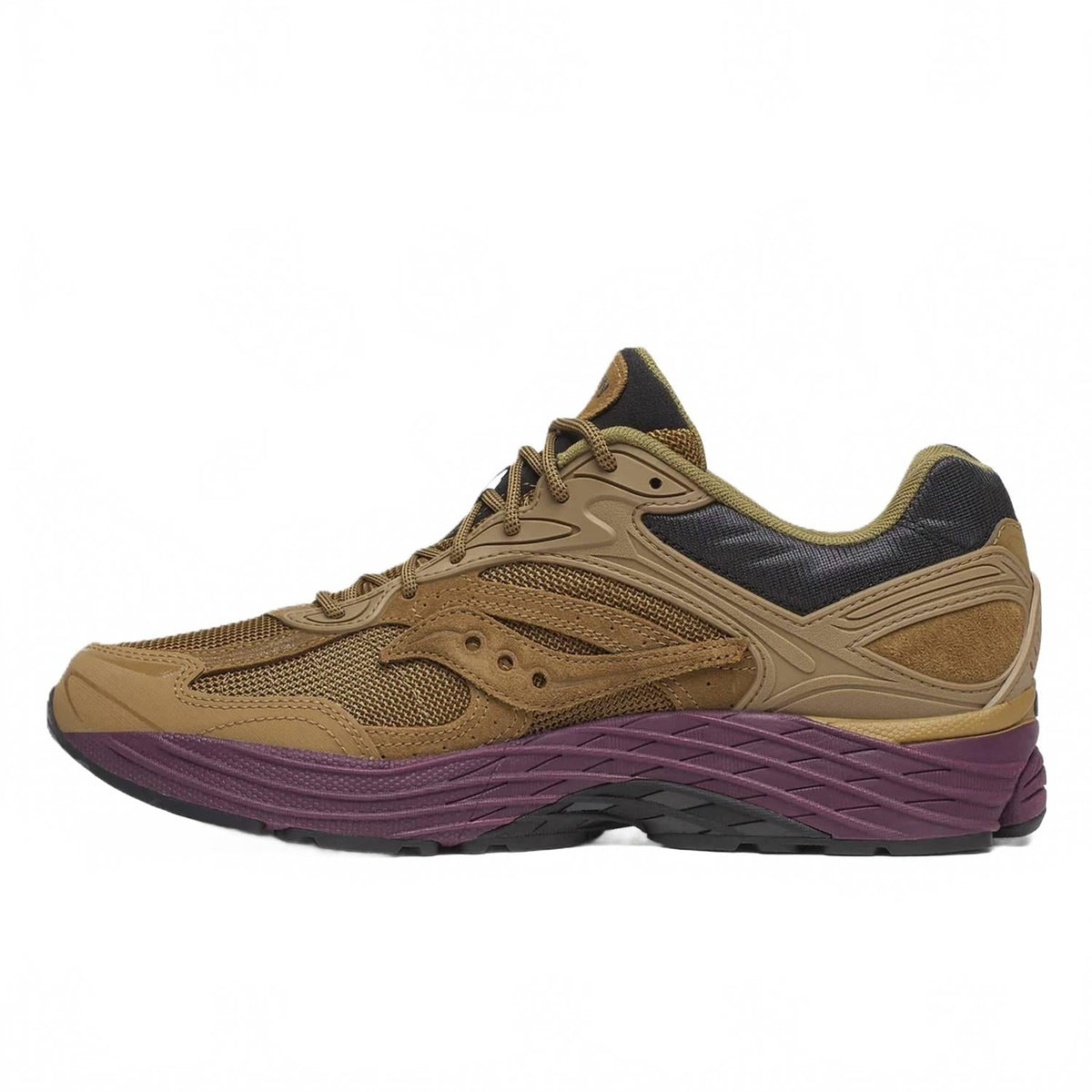 Tenis para correr de hombre color café