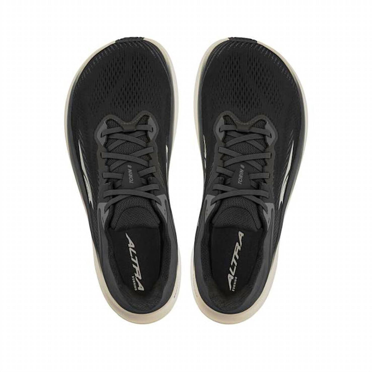 Tenis para correr de mujer color negro y blanco