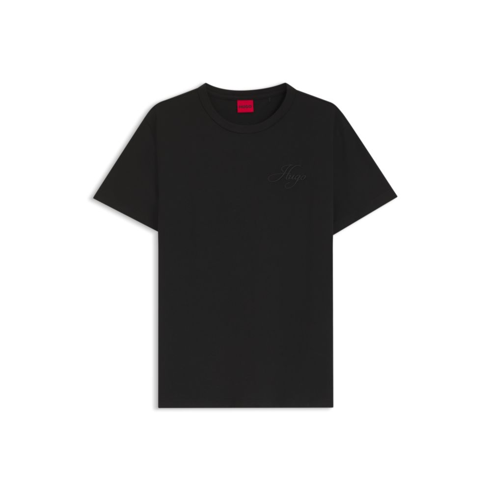 Camiseta de algodón con bordado