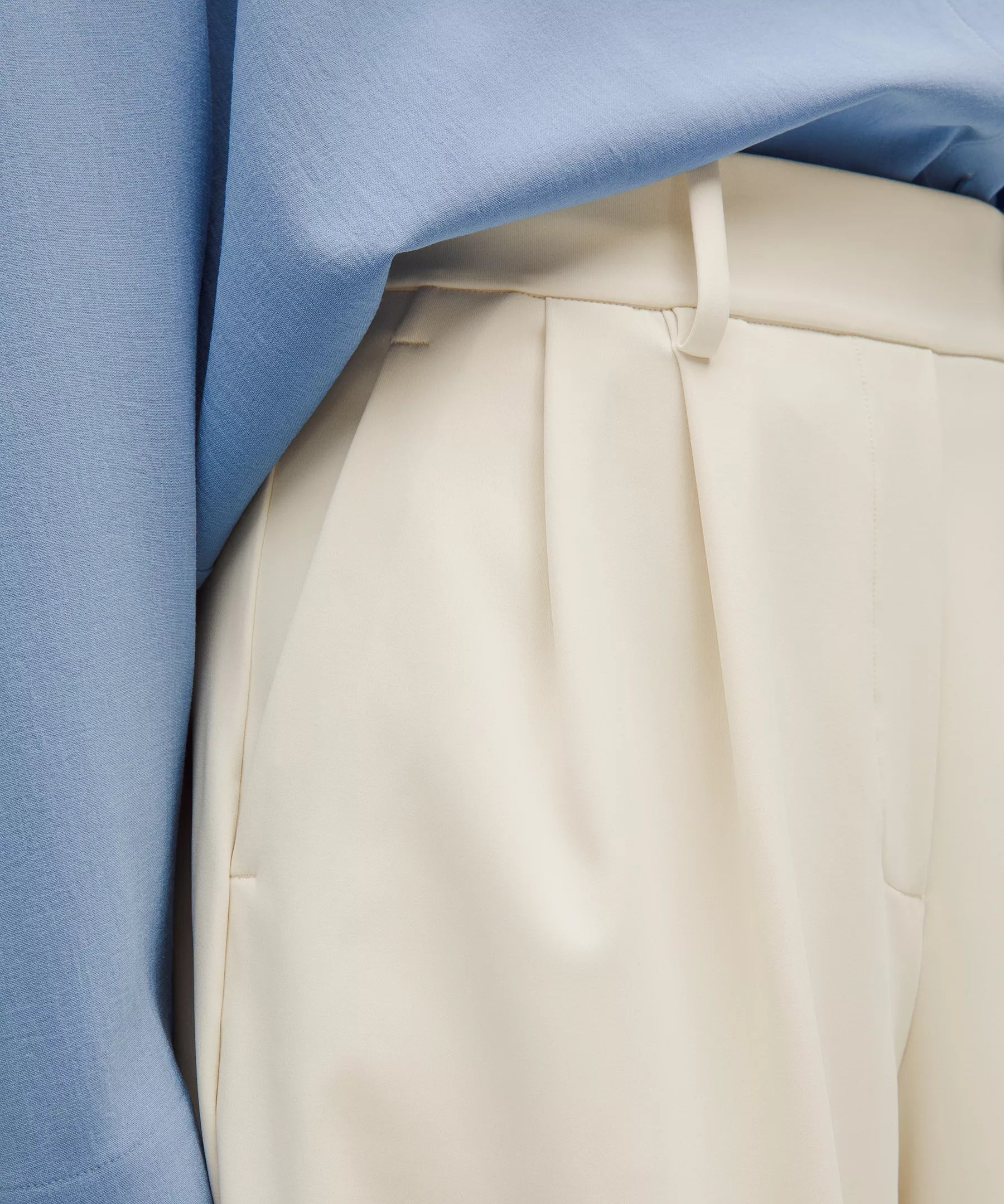 Pantalón de pierna ancha de tiro alto