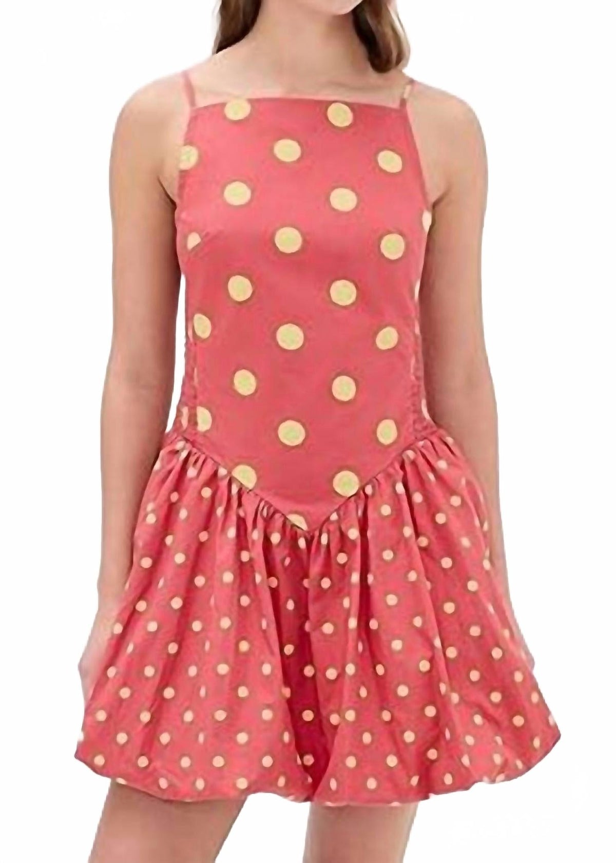 Vestido corto color rojo