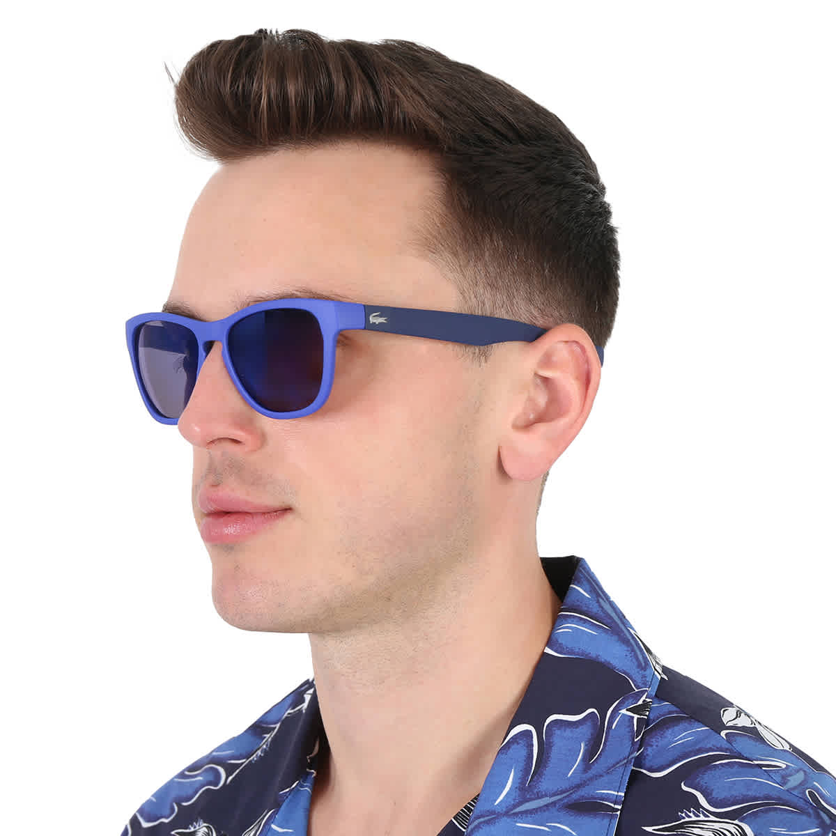 Gafas de sol unisex de montura cuadrada color azul