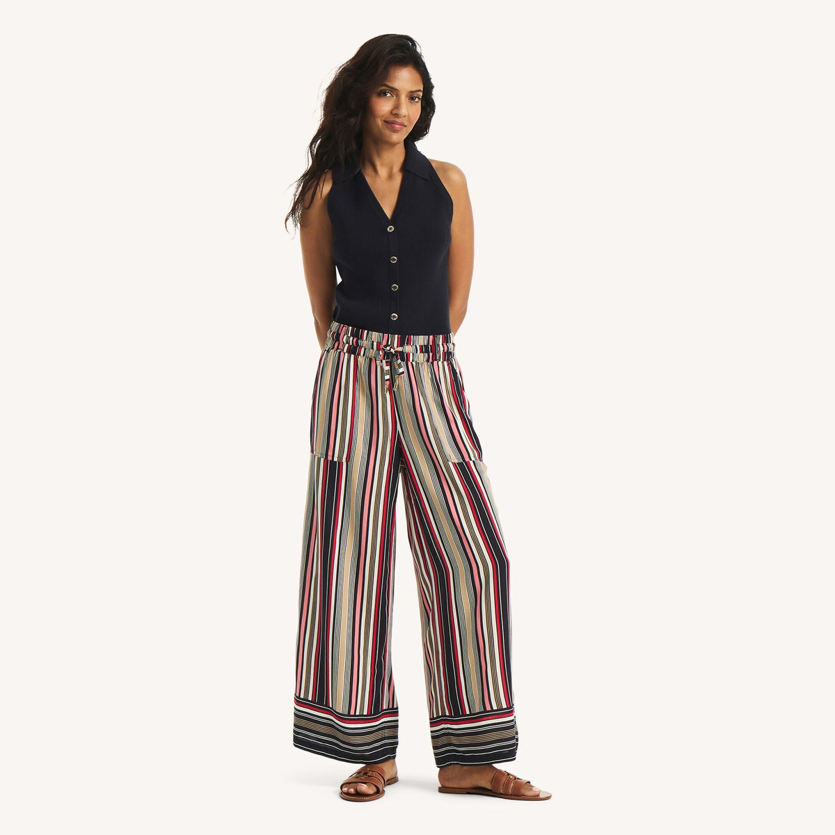 Pantalón de mujer a rayas