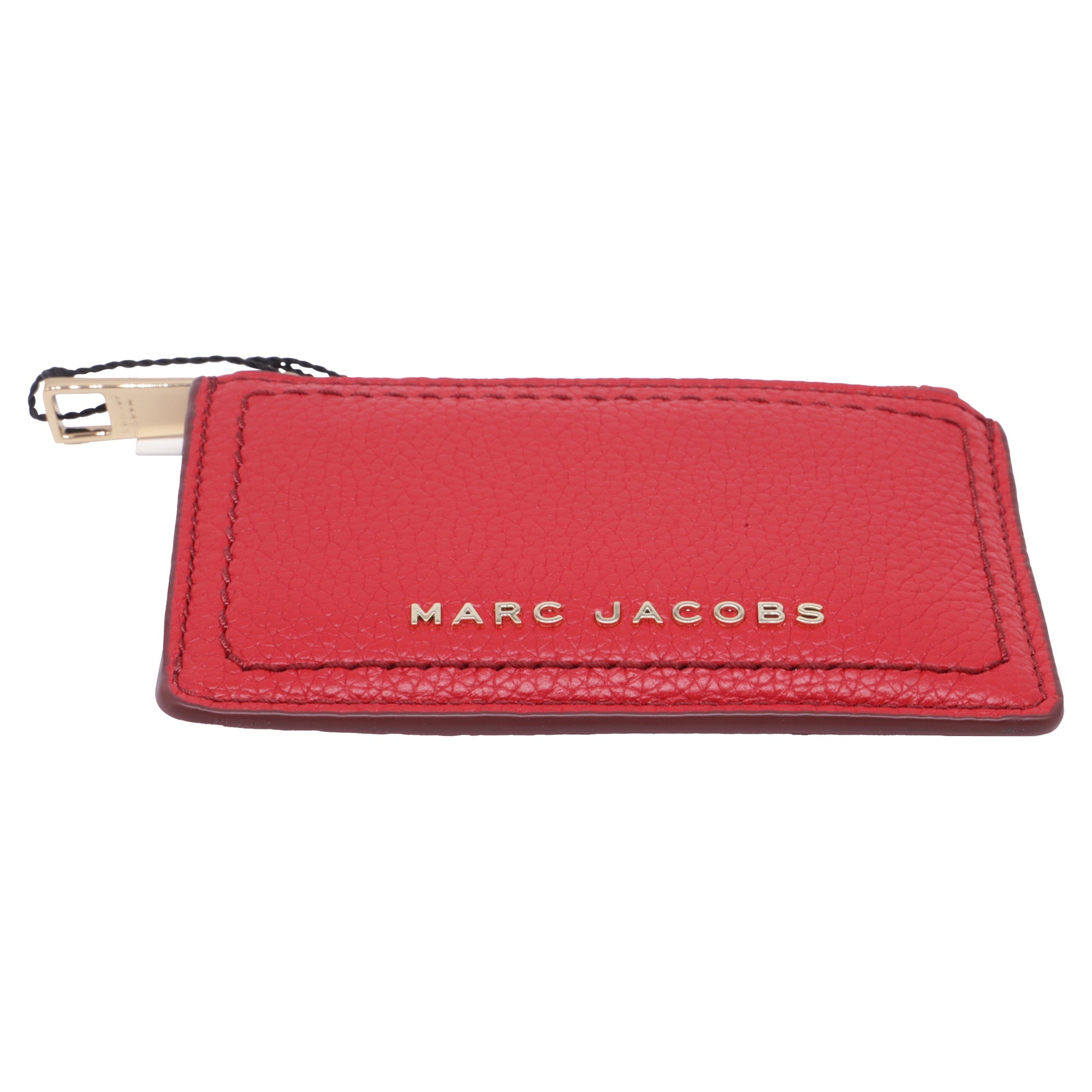 Billetera de cuero color rojo