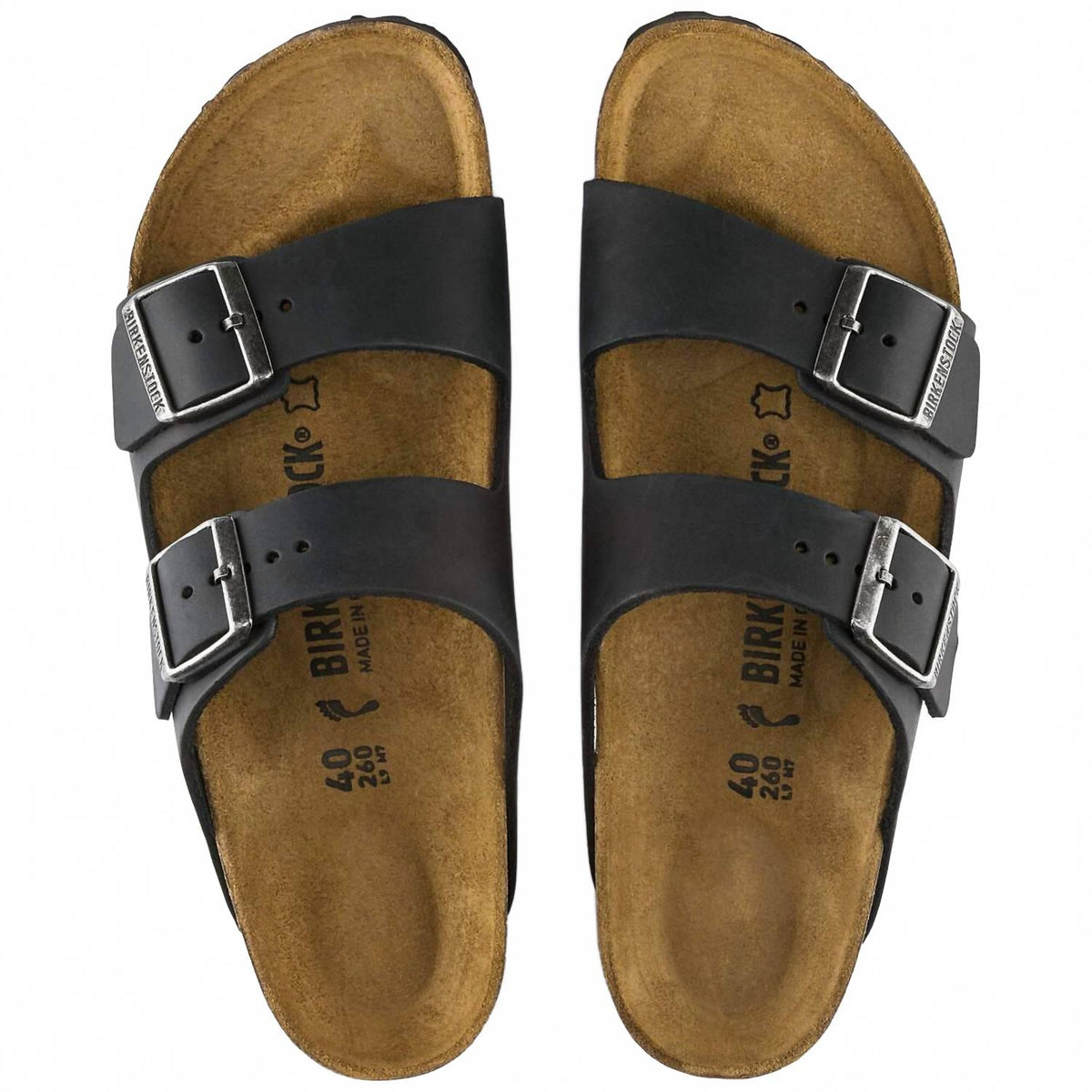 Sandalias unisex color negro