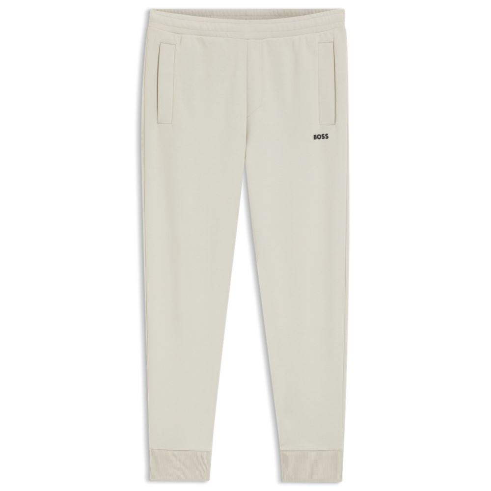 Pantalón deportivo de mezcla de algodón con bordado
