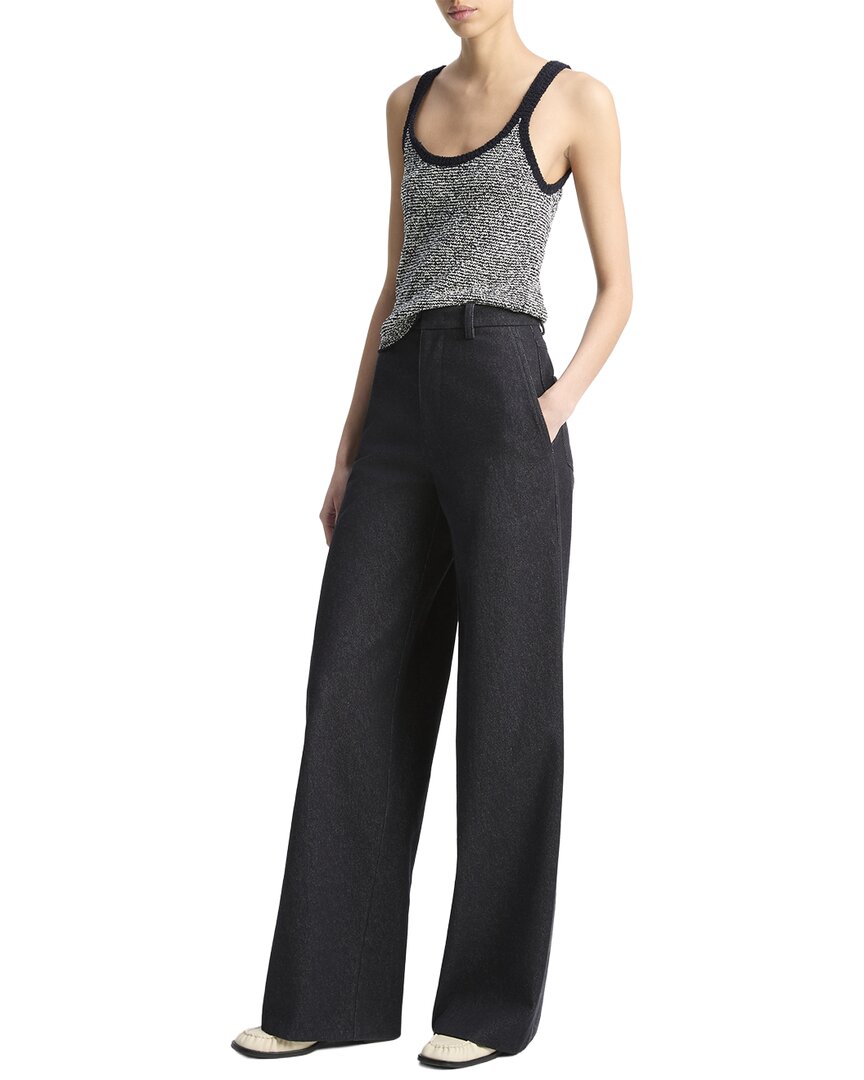 Pantalón de pierna ancha de tiro alto