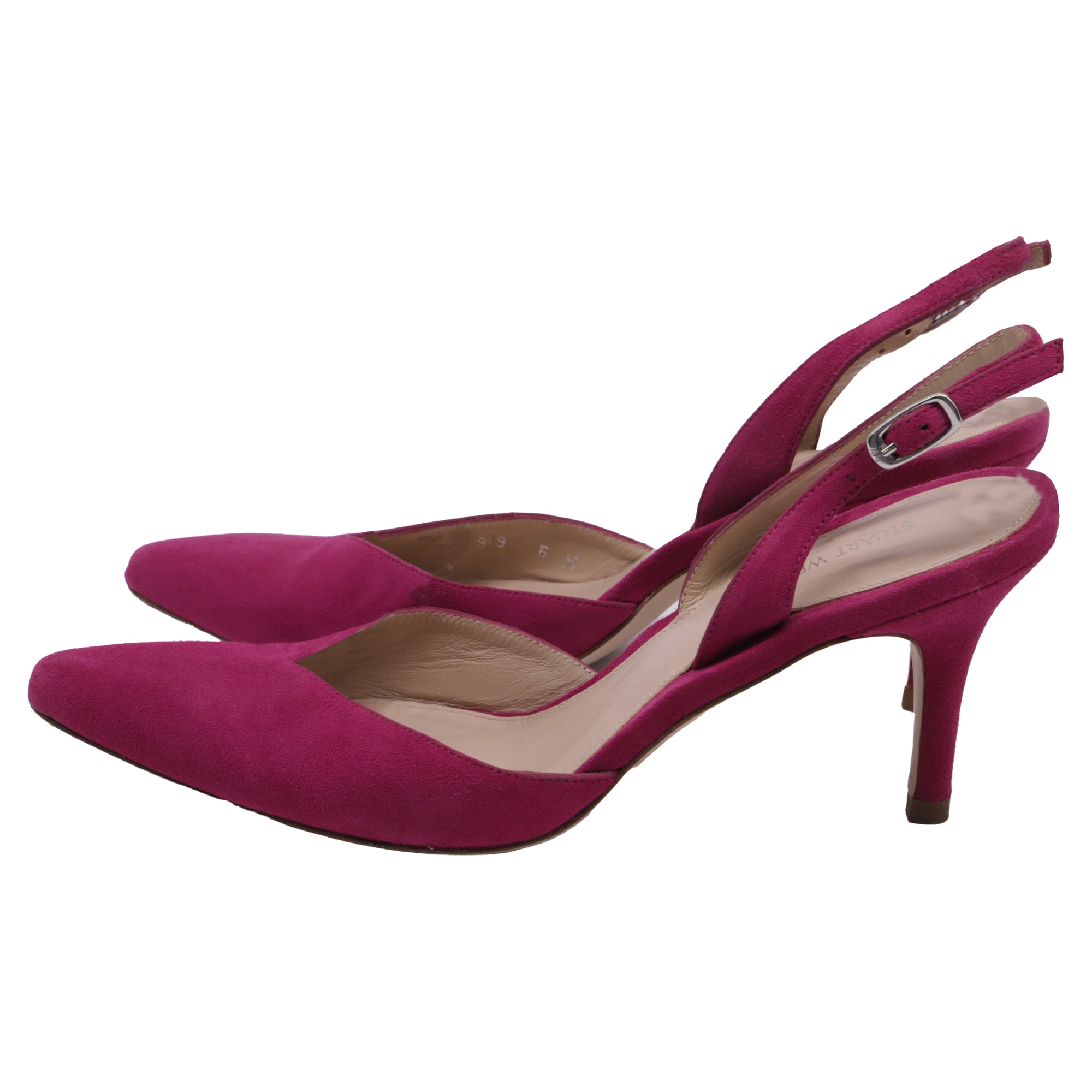 Zapatos de gamuza color rosado