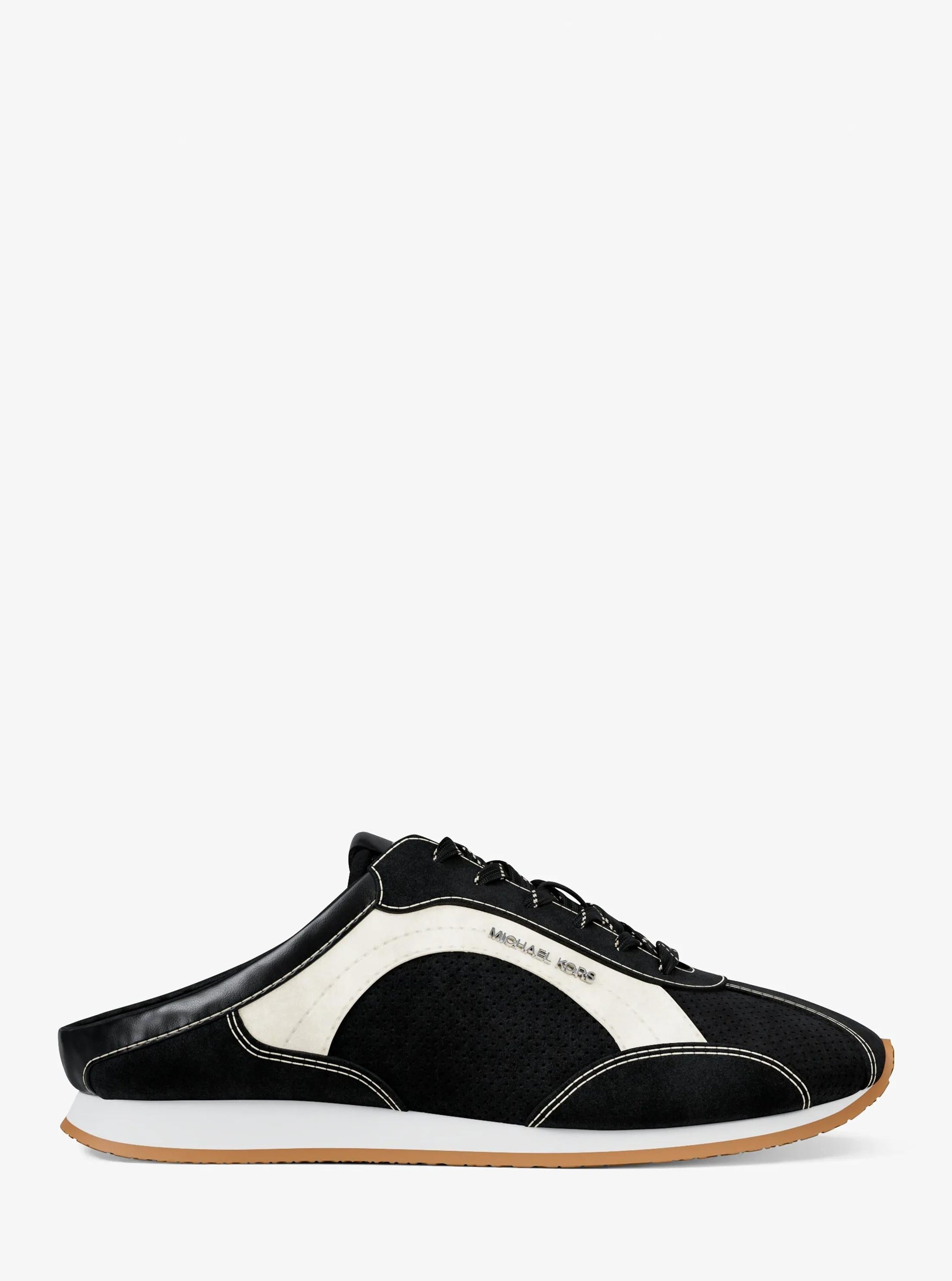 Tenis de gamuza sin cordones