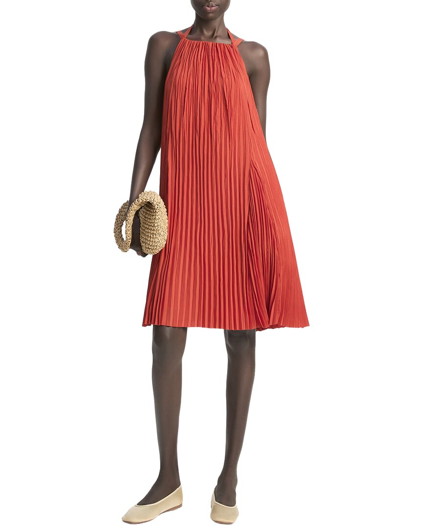 Vestido con pliegues
