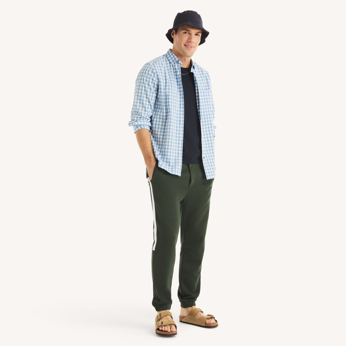Camisa de hombre a cuadros