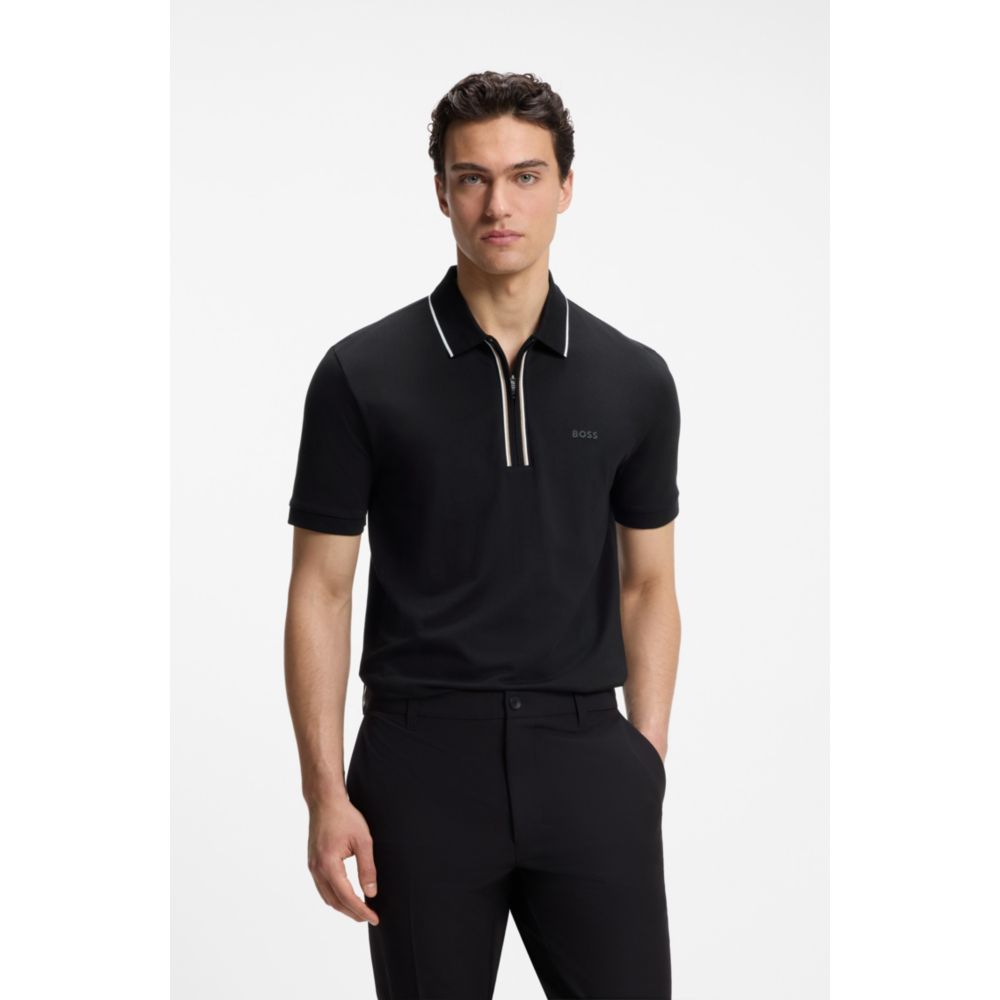 Polo de algodón de corte ajustado