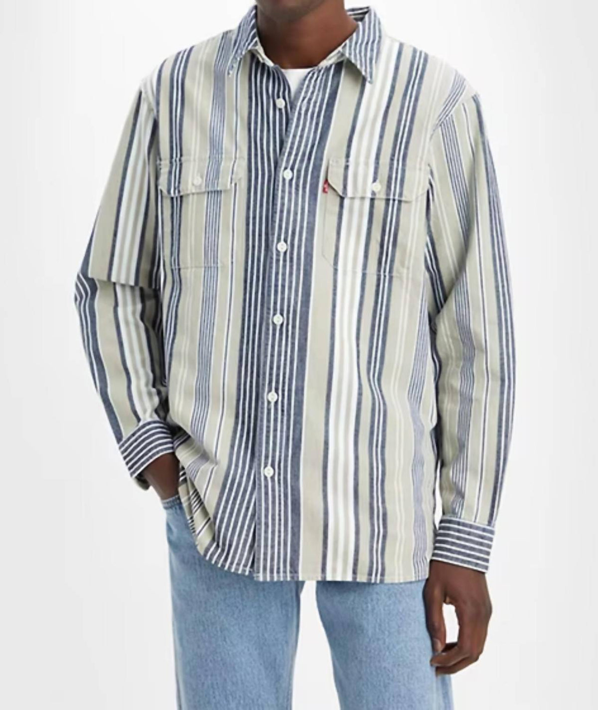 Sobrecamisa color azul