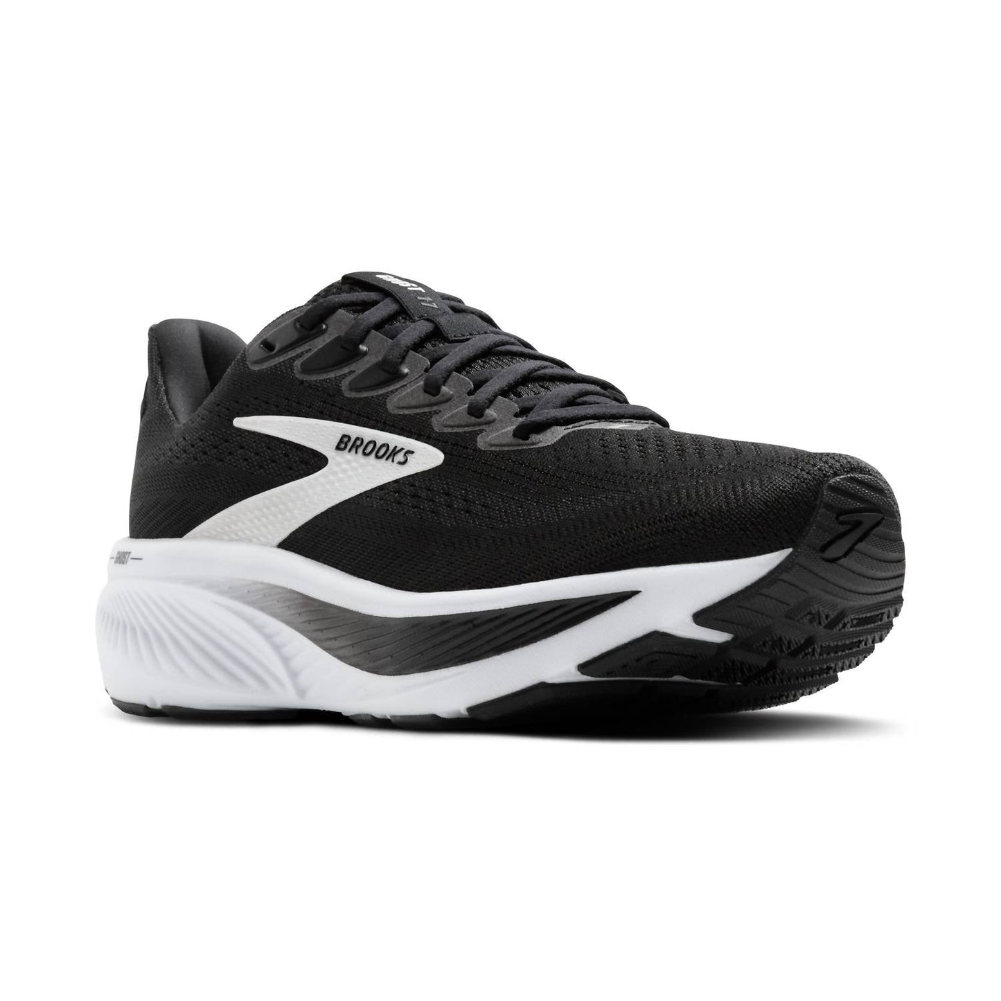 Tenis para correr de hombre color negro y blanco