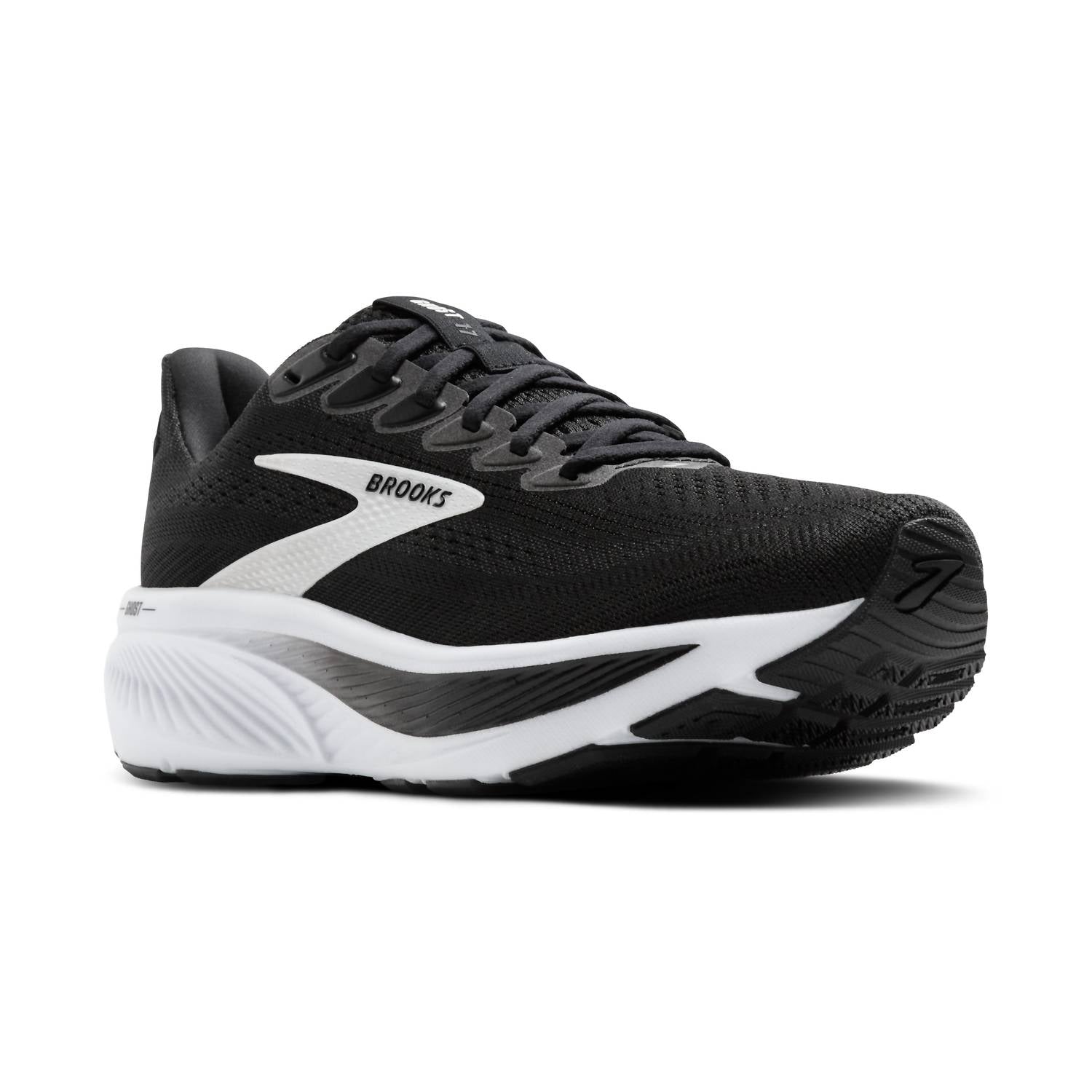 Tenis para correr de hombre color negro y blanco