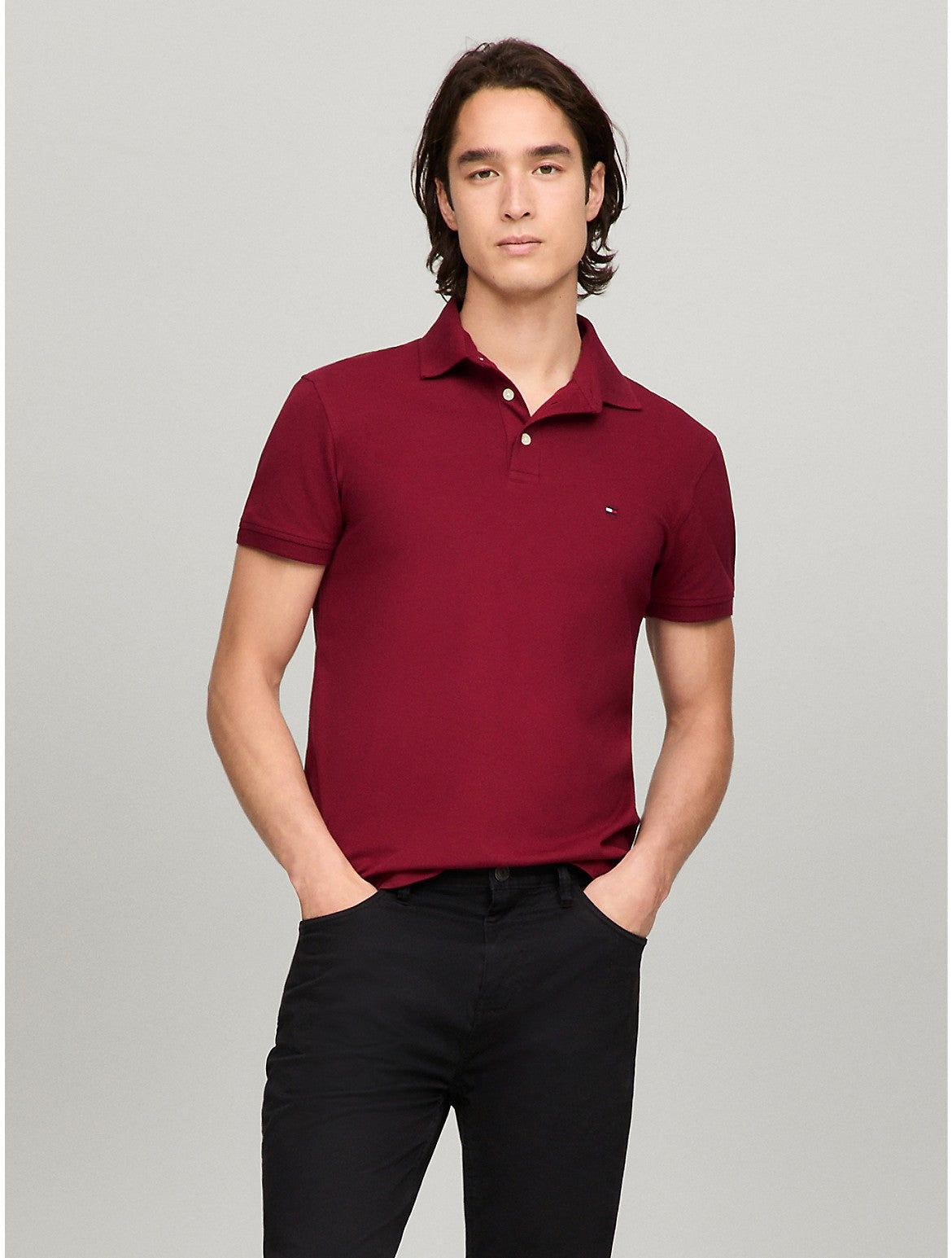 Polo de hombre de corte ajustado