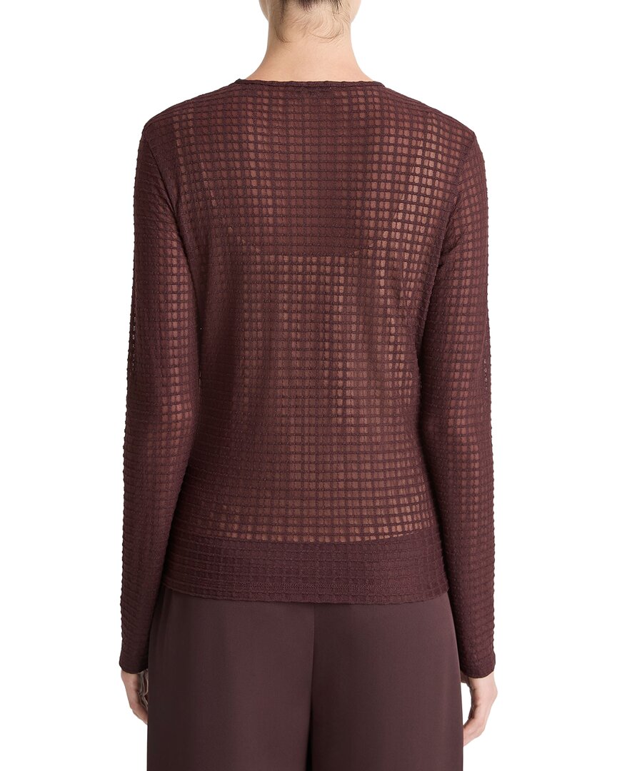 Top con cuello redondo