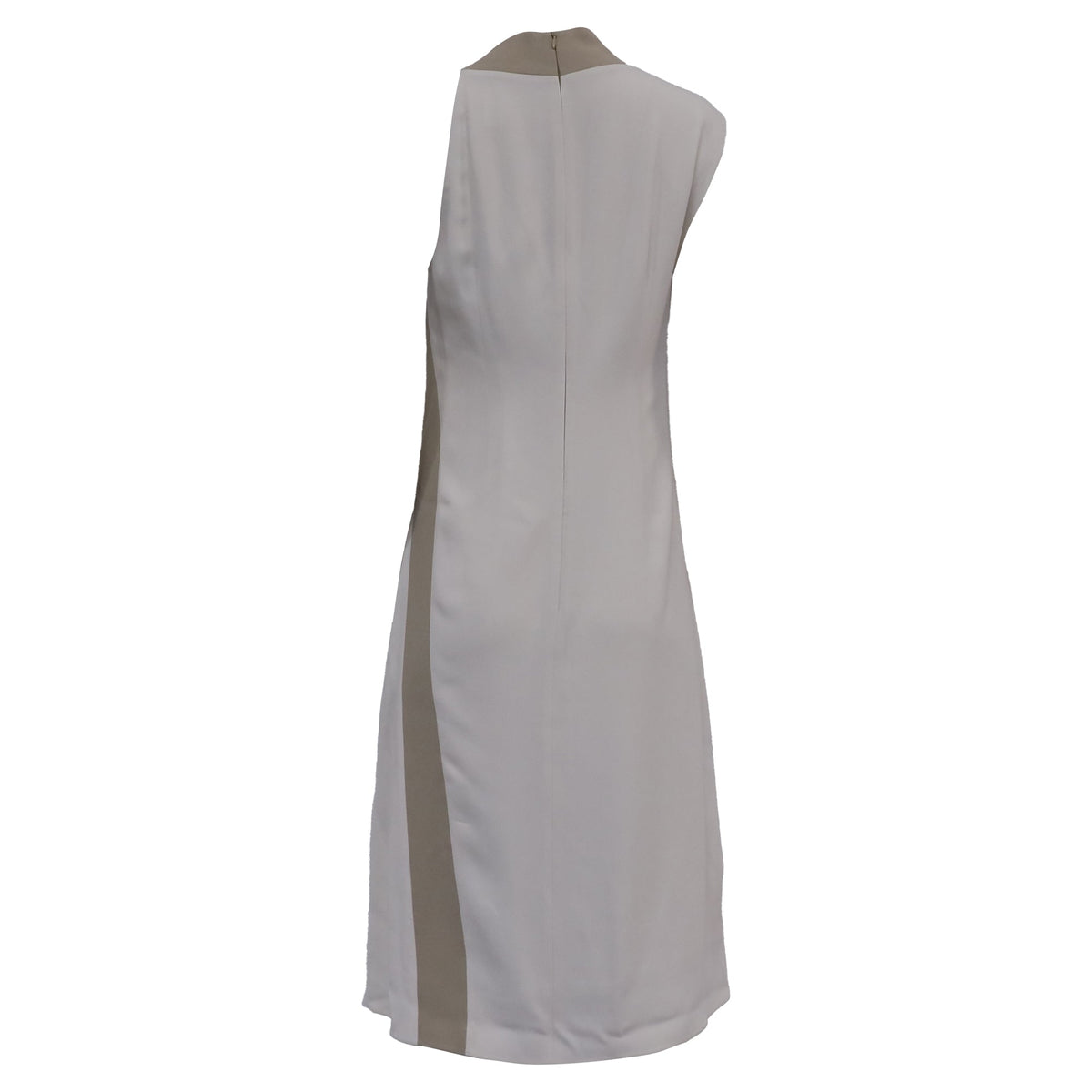 Vestido de acetato color blanco
