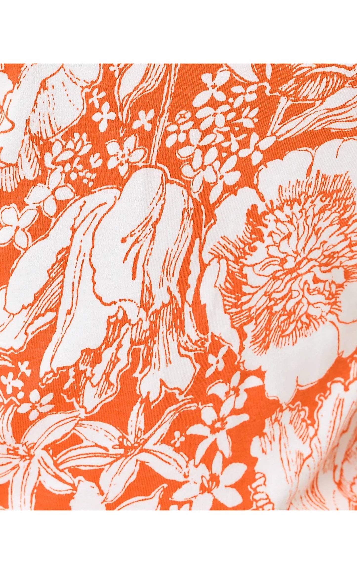Top color naranja