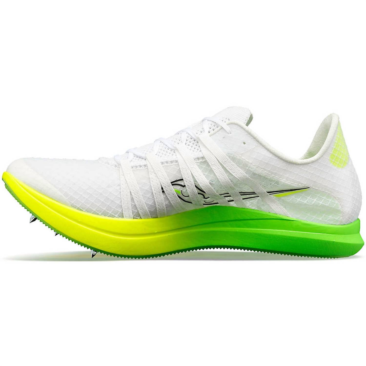 Zapatillas con clavos de hombre color blanco