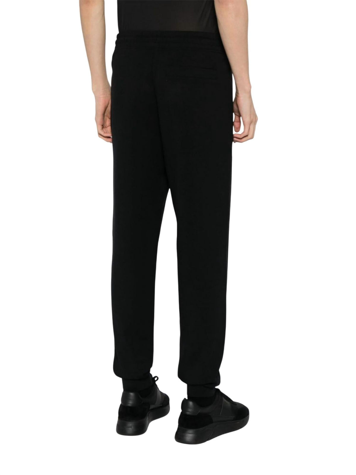Pantalón deportivo de hombre de algodón color negro