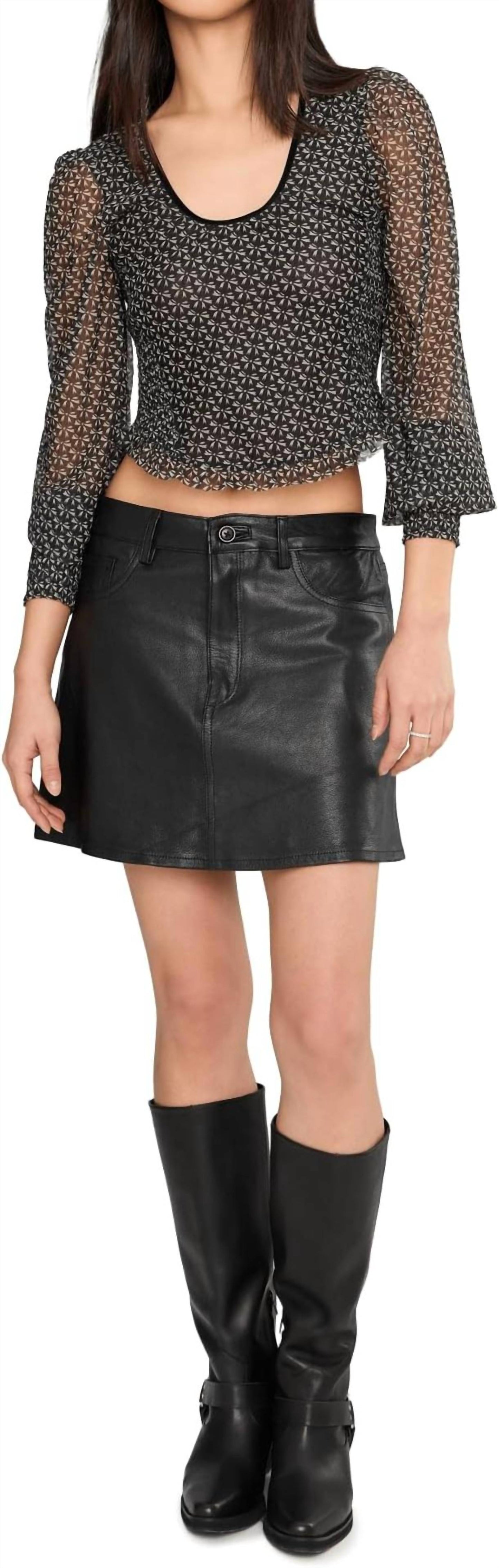 Top color negro