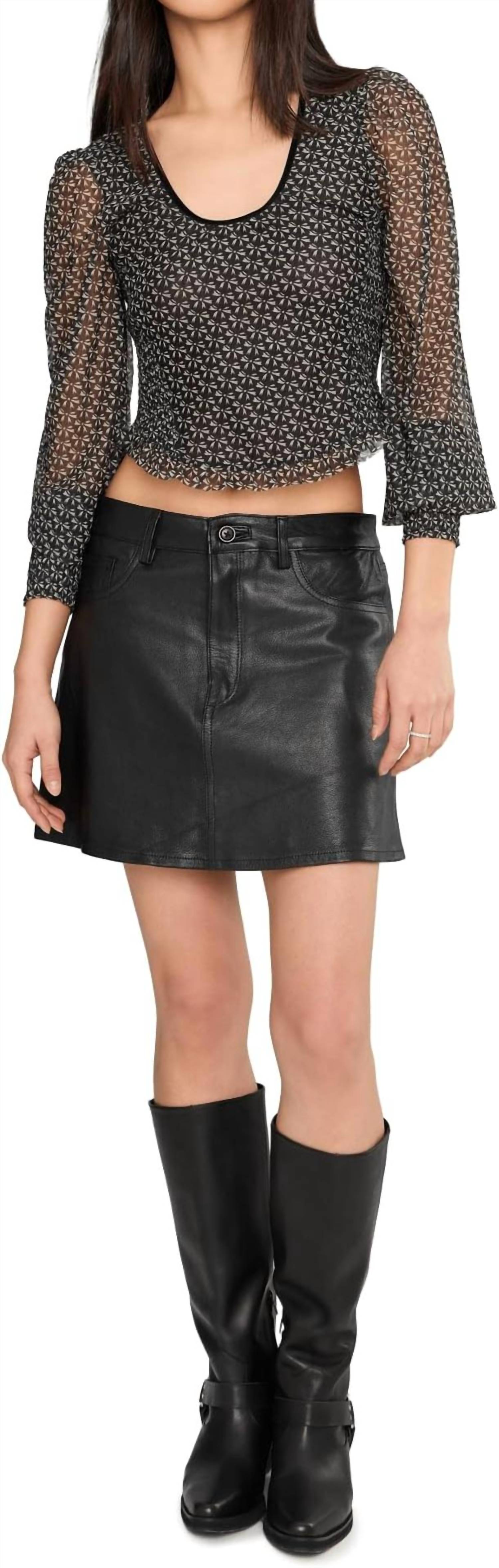 Top color negro