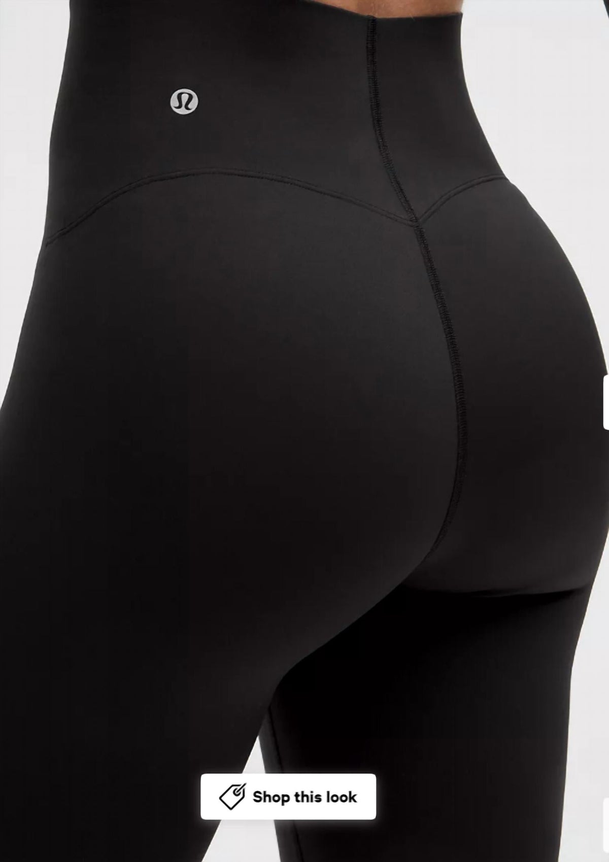 Leggings de tiro alto color negro