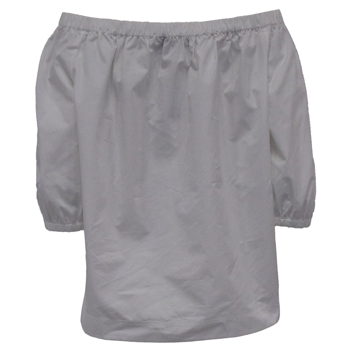 Blusa de algodón color blanco