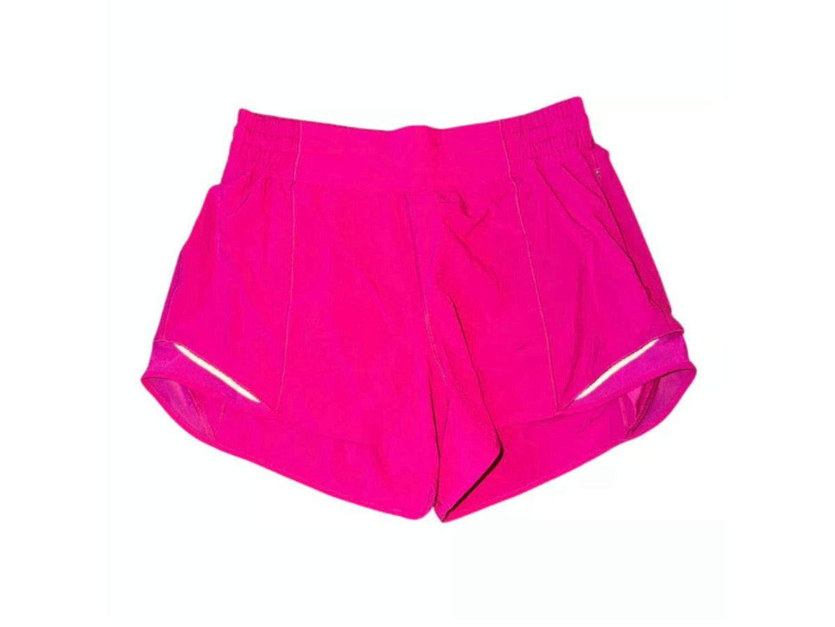Short de tiro alto color rosado