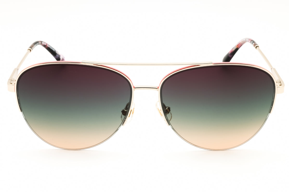 Gafas color gris y dorado